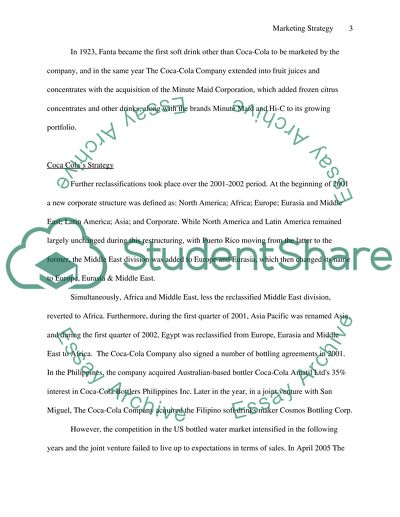 Marketing Strategy of Pepsi and Coca Cola