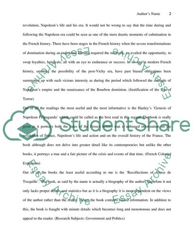 Analysis of French History