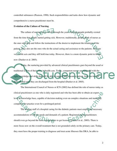 Professional Autonomy as an Advanced Clinical Practitioner