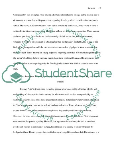 Plato and Butler Arguments