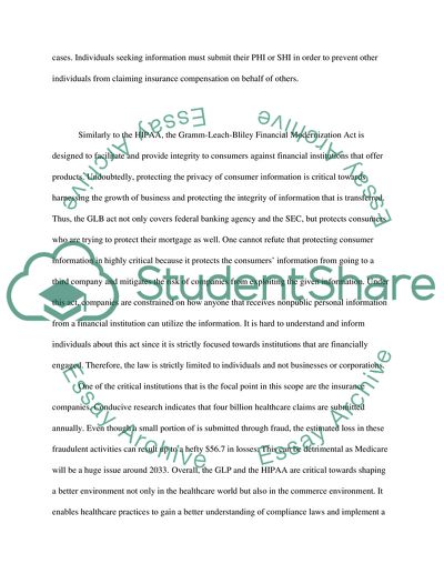 Comparing HIPAA & GLBA