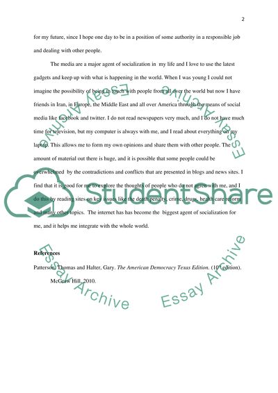 Agents of socialization