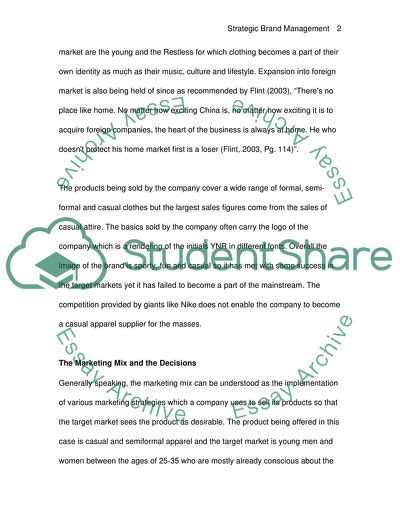 Strategic Brand Management