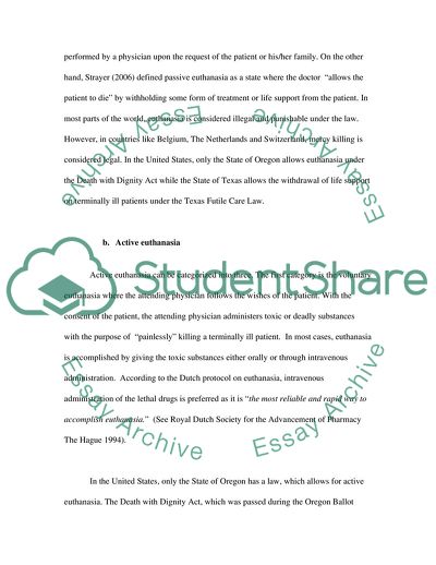 Understanding the Nature and Consequences of Euthanasia
