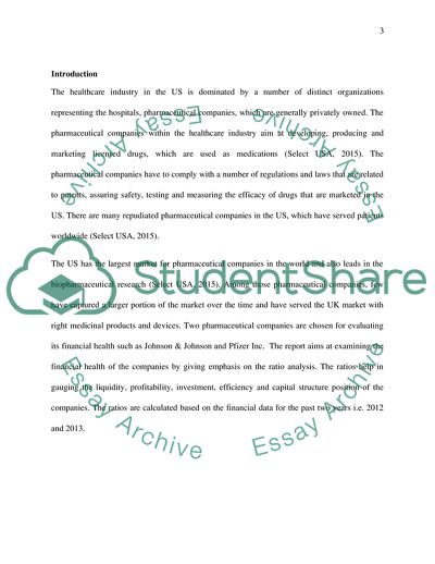 Financial Management Analysis - Johnson & Johnson and Pfizer Inc