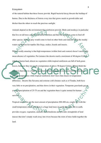 Environment, Resources, and Competition Report