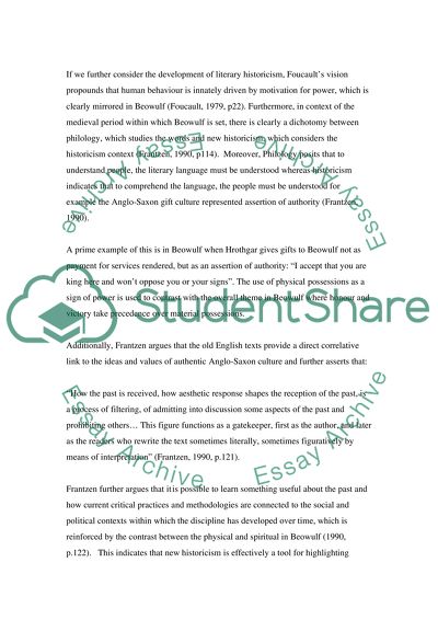 The Material And The Spiritual In Beowulf And The Millers Tale