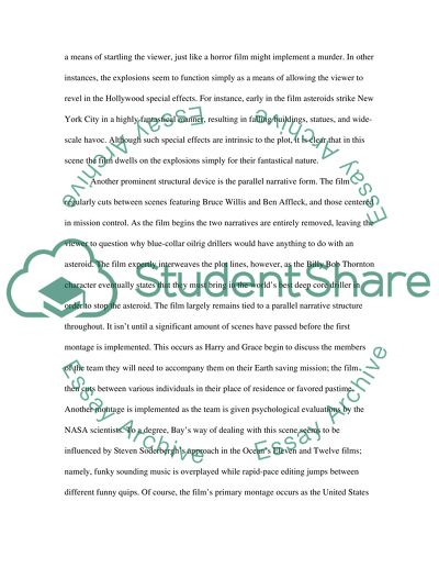 Deconstruction of the 1998 movie ARMAGEDON by Michael Bay