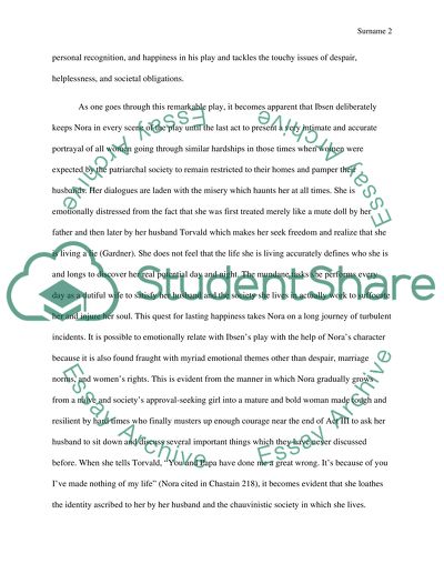 A Dolls House by Henrik Ibsen