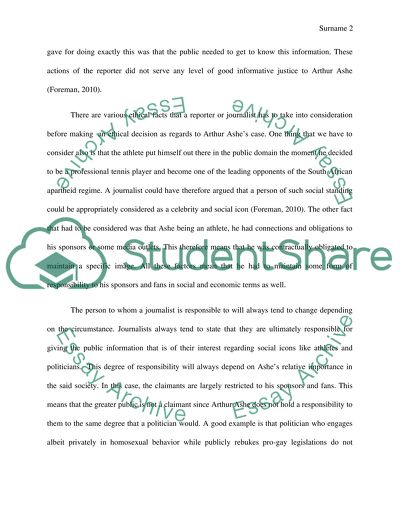 Media ethics essay image