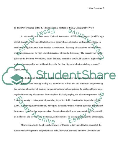 The American K-12 Education System