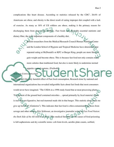 Fast Food, Fast Life, and Fast Death