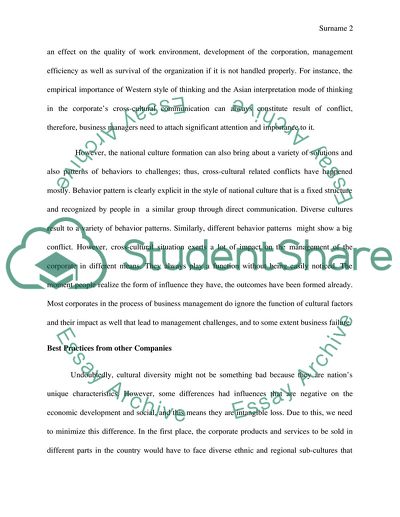 A Cross-Culture Communication Subject