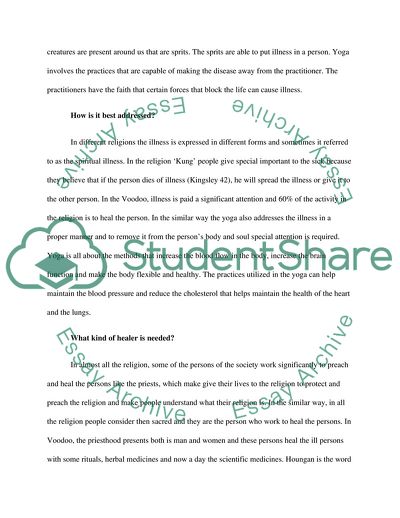 The Relationship between Health, Healing, and Religion