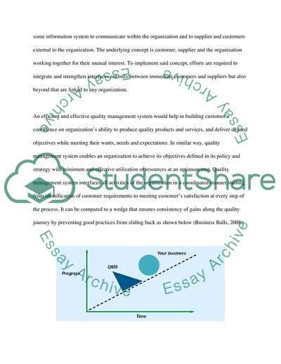 International Standards and Information Systems Quality Management