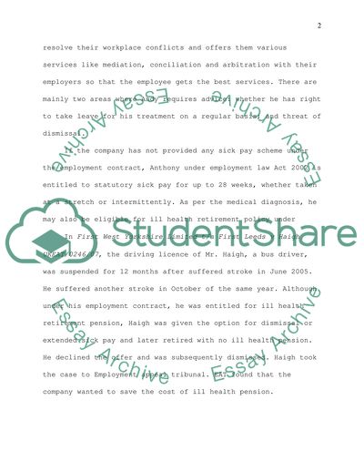 Employment and Discrimination Law