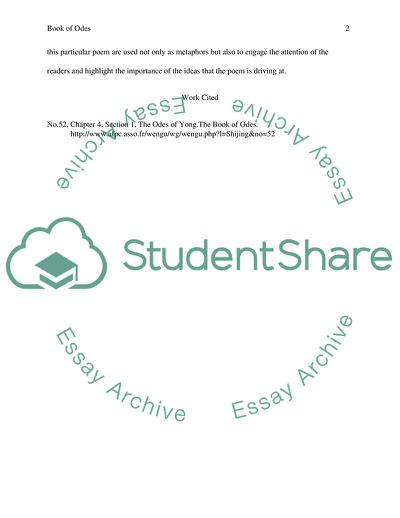 The Reaction on Book of Odes