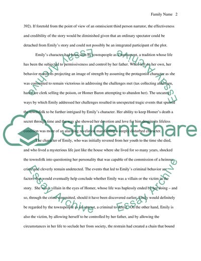 A Rose for Emily- William Faulkner