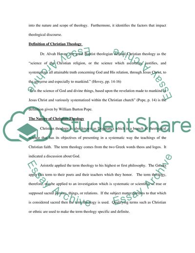 Global Theological Analysis