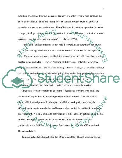 Culture of Addiction and Recovery of Fentanyl