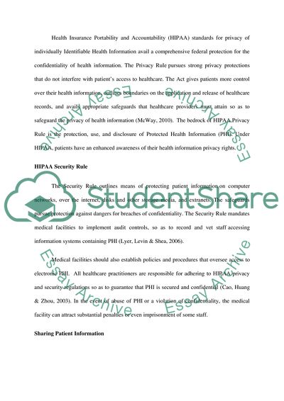 Internet Sharing of Files, and HIPAA Regulations