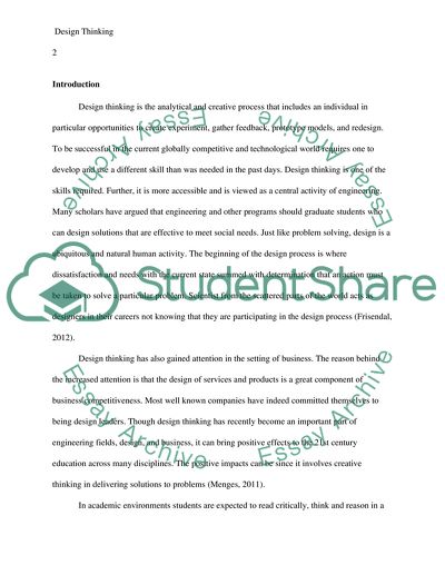 How Designers See and How They Critically Think