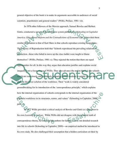 How Working Class Kids Get Working Class Jobs Book by Paul Willis