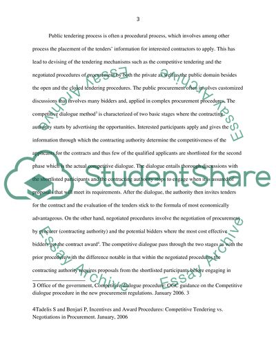 Freedom of Information Act and Public Procurement