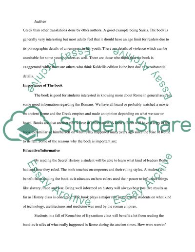 Prokopios Secret History