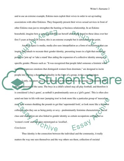 Gender, sex ( with using CAUSE AND EFFECT style)