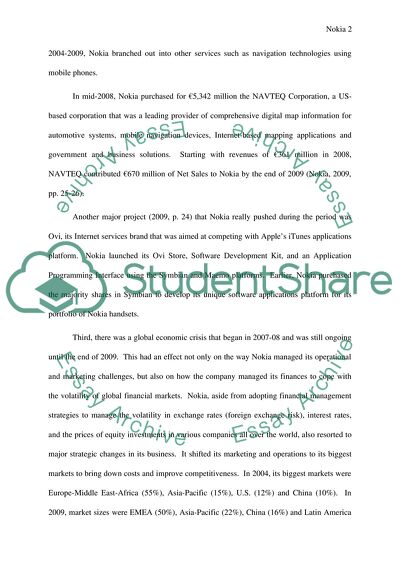 Financial Management at Nokia