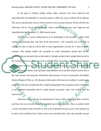 Improved and Intensified Airline Safety After September 11, 2001, Terrorist Attack