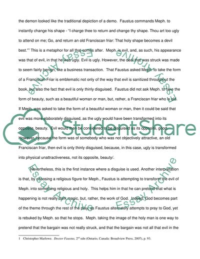 dr faustus essay topics
