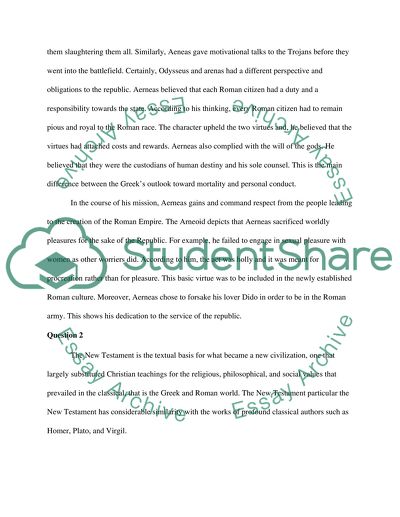 History of Odysseus and Aeneas