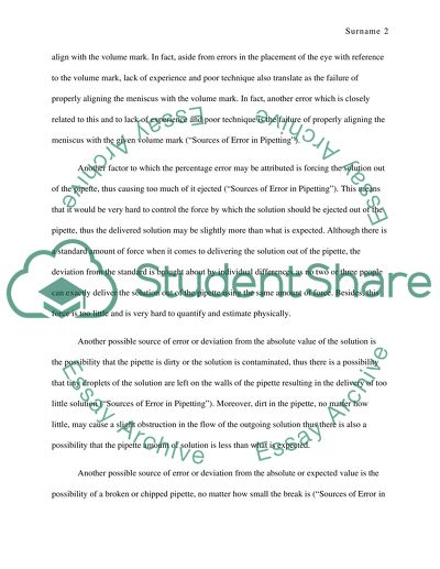 Lab Report - Precision and Accuracy