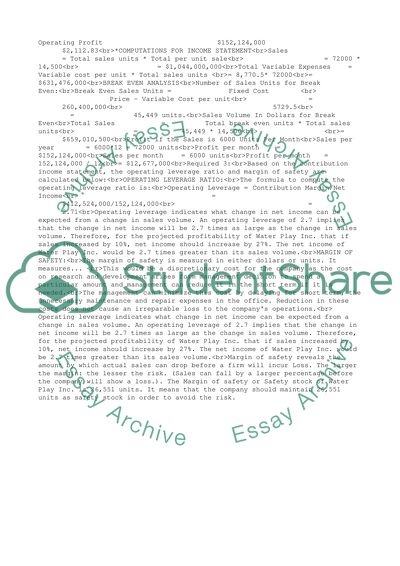 Accounting and New Product Development