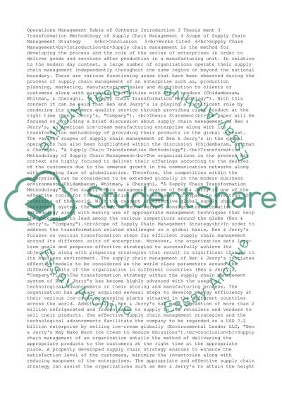 Operations management