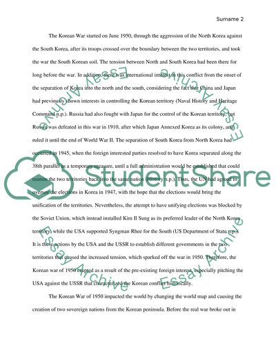 Cultural artifact about Korean War in 1950