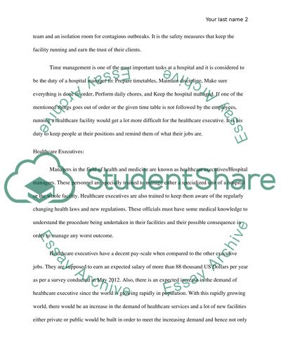 Analysis of Processes in Health Care