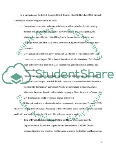 How Important is the UK Economy in Shaping British Society