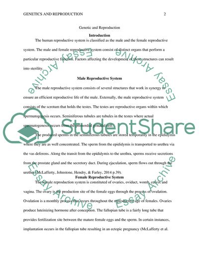 Genetics and Reproduction