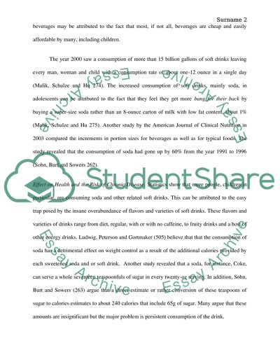 Soda effects essay picture