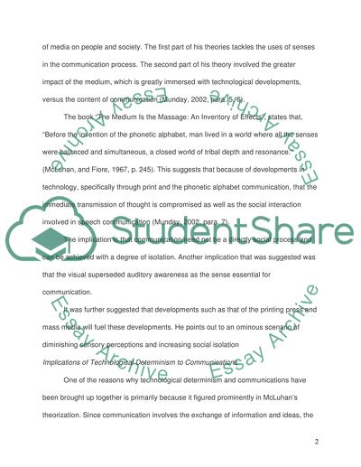 Media and Technological Development