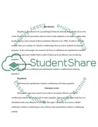 Subliminal and Supraliminal Evaluative Conditioning