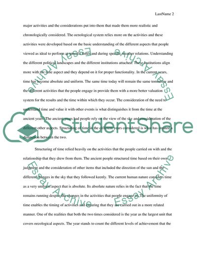 The Aspects of Time and Space