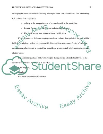 Acceptable Use of E-mail and Text Messaging at Workplace