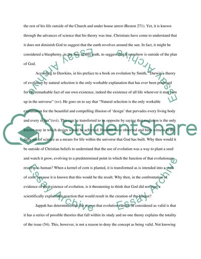 Evolution and the Judeo-Christian Point of View