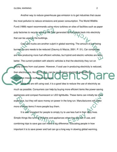 Global Warming and its effects and solutions