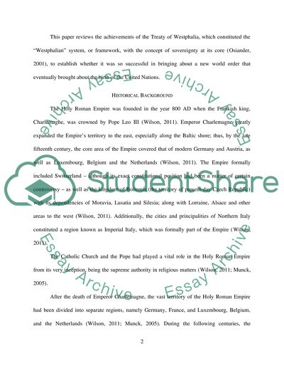 The Sovereign Territorial State