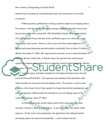 How America is Responding to the Flat World